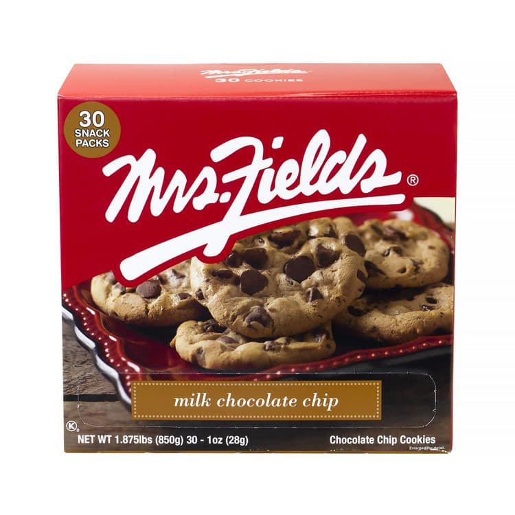 MRS. FIELD'S ORIGINAL COOKIES, . Cookies, Milk Chocolate Chip, 1 oz Individually Wrapped, 30/Box, 2 Boxes/Carton (GRR60004080) thumbnail 2