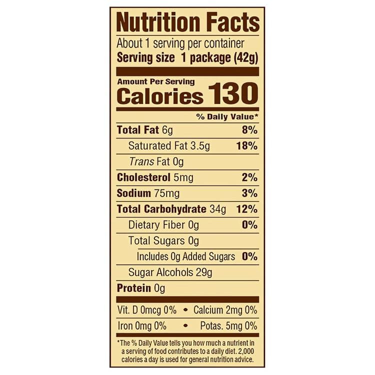 STORCK Chewy Caramels Sugar Free, 1.48 oz Bag, 24/Carton (GRR60004088) thumbnail 4