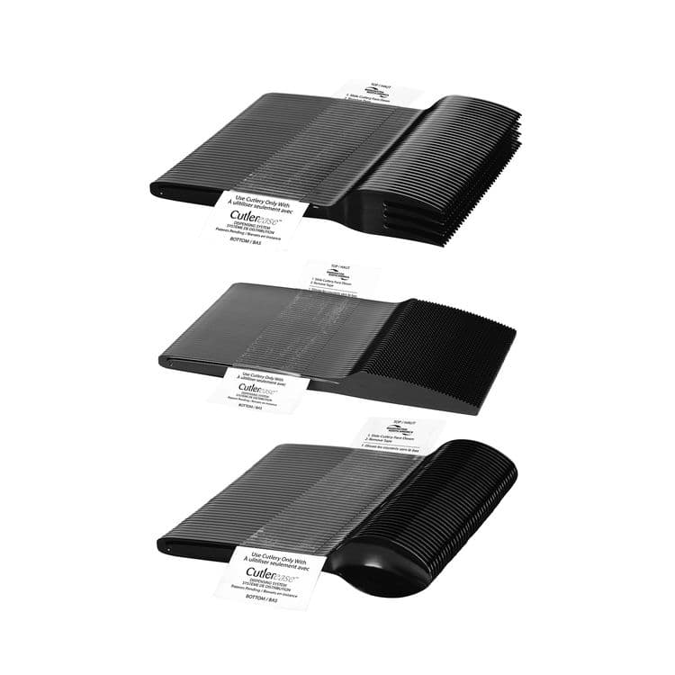 WNA, . Cutlerease Dispensing System Starter Kit, Holds 120 Forks/120 Knives/120 Spoons, 12.5 x 12.5 x 29.25, Gray/Black (WNASTARTKIT) thumbnail 4