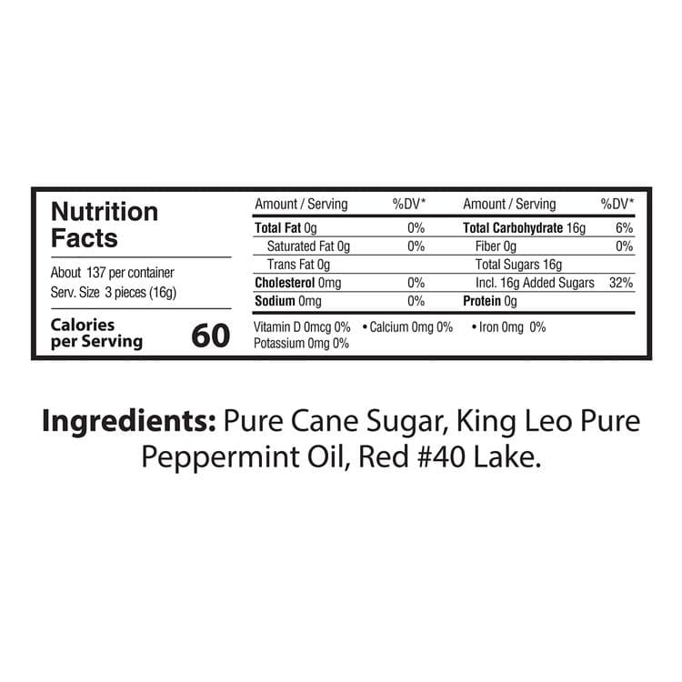 QUALITY CANDY, LLC Peppermint Soft Mint Puffs, 5 lb Bag, 2/Carton (GRR60004086) thumbnail 4