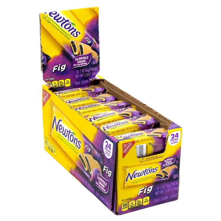 NABISCO FOOD GROUP Fig Newtons, 2 oz Pack, 2 Cookies/Pack, 24 Packs/Box, 4 Boxes/Carton (GRR60004081) thumbnail 3