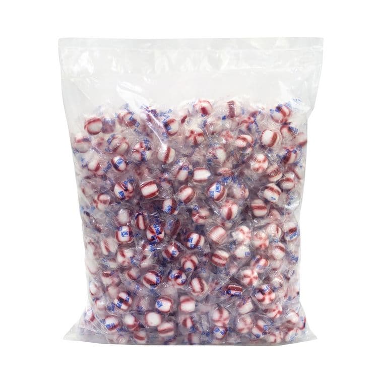QUALITY CANDY, LLC Peppermint Soft Mint Puffs, 5 lb Bag, 2/Carton (GRR60004086) thumbnail 2