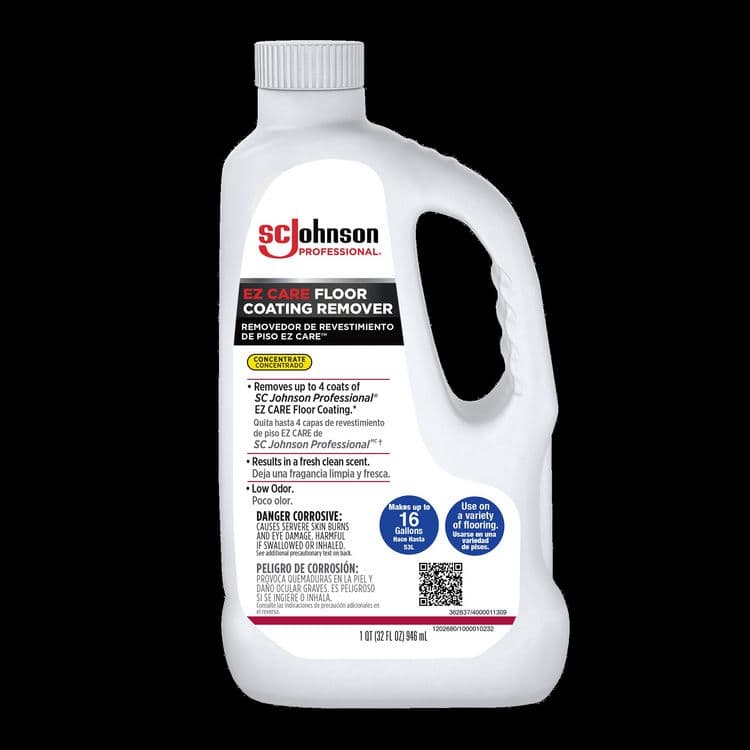 SC JOHNSON EZ CARE Floor Coating Remover, 32 oz Bottle, 6/Carton (SJN362837)