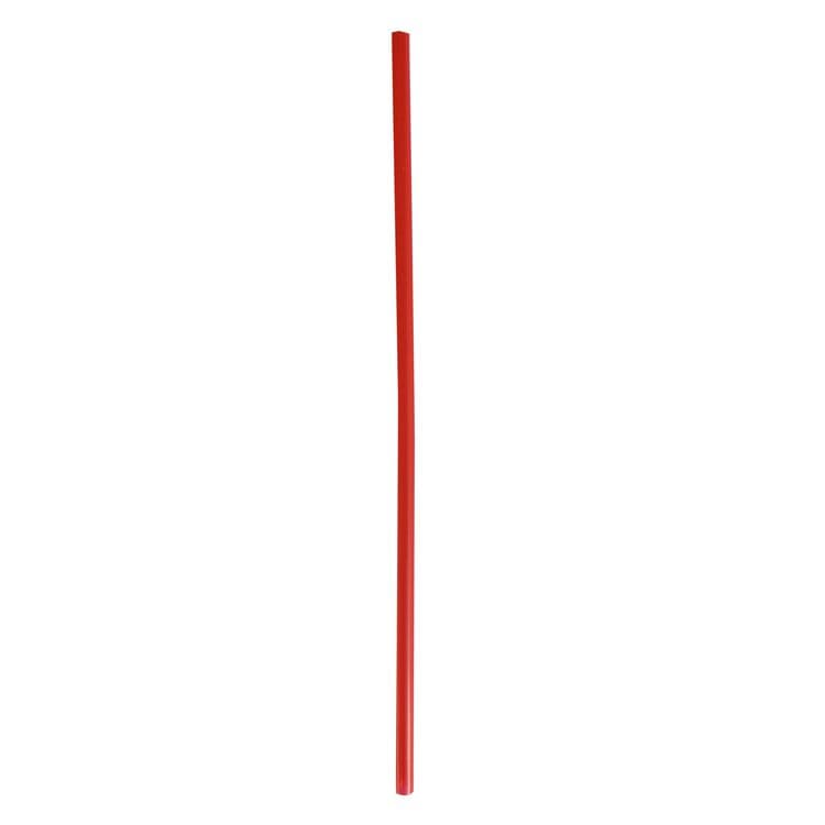 BOARDWALK Wrapped Giant Straws, 10.25", Polypropylene, Red, 300/Pack, 4 Packs/Carton (BWKGST1025RD) thumbnail 3