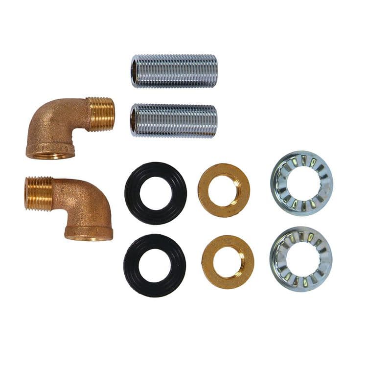 BK RESOURCES WorkForce Standard Duty Faucet, 7.88" Height/3" Reach, Chrome-Plated Brass (BKEBKFW3GM) thumbnail 2