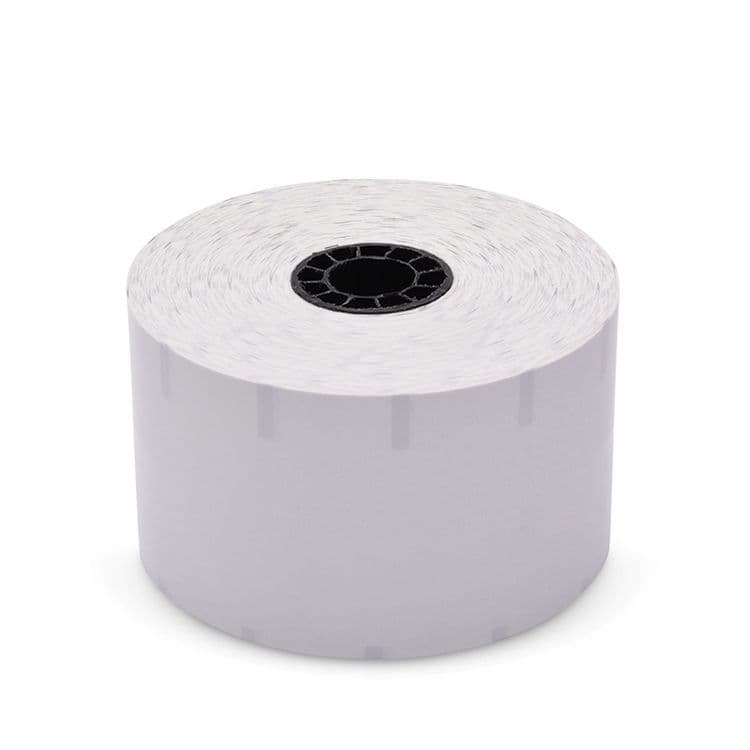 ICONEX Sticky Media, 2.28" x 350 ft, White, 12 Rolls/Carton (ICX90232634) thumbnail 3