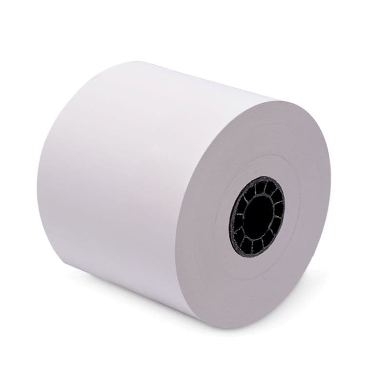 ICONEX Sticky Media, 3.15" x 270 ft, White, 12 Rolls/Carton (ICX90230088) thumbnail 3