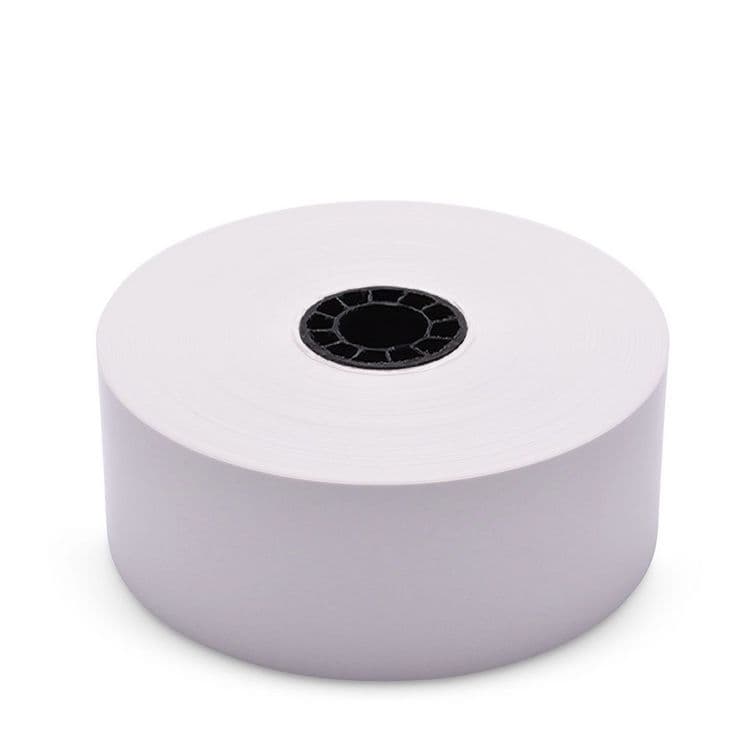 ICONEX Sticky Media, 1.57" x 270 ft, White, 12 Rolls/Carton (ICX90230075) thumbnail 4