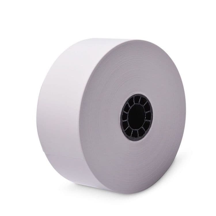 ICONEX Sticky Media, 1.57" x 270 ft, White, 12 Rolls/Carton (ICX90230075) thumbnail 3