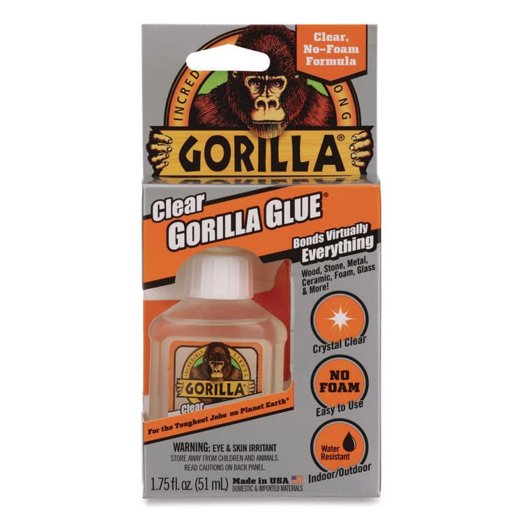 GORILLA GLUE COMPANY Clear Gorilla Glue, 1.75 oz Bottle (GOR4500102) thumbnail 2