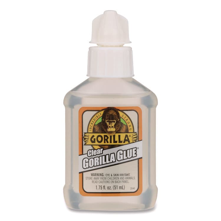 GORILLA GLUE COMPANY Clear Gorilla Glue, 1.75 oz Bottle (GOR4500102)