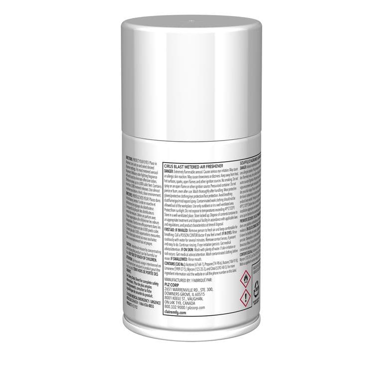 PLZ CORP Metered Air Freshener, 7 oz Aerosol Spray, Citrus Blast, 12/Carton (CGC112) thumbnail 2