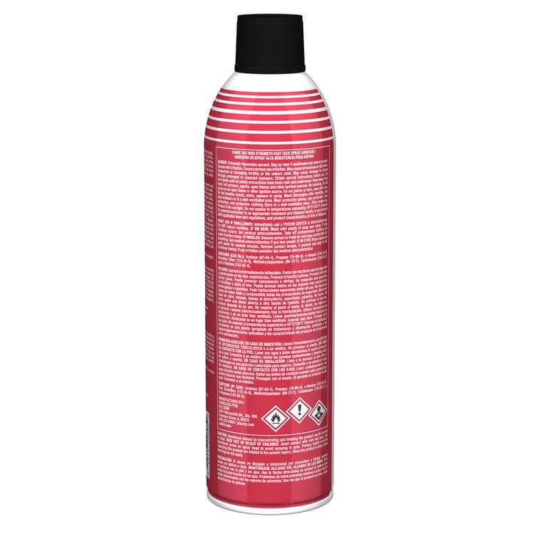 PLZ CORP 363 High Strength Fast Tack Spray Adhesive, 14 oz, 12/Carton (CGC363) thumbnail 2