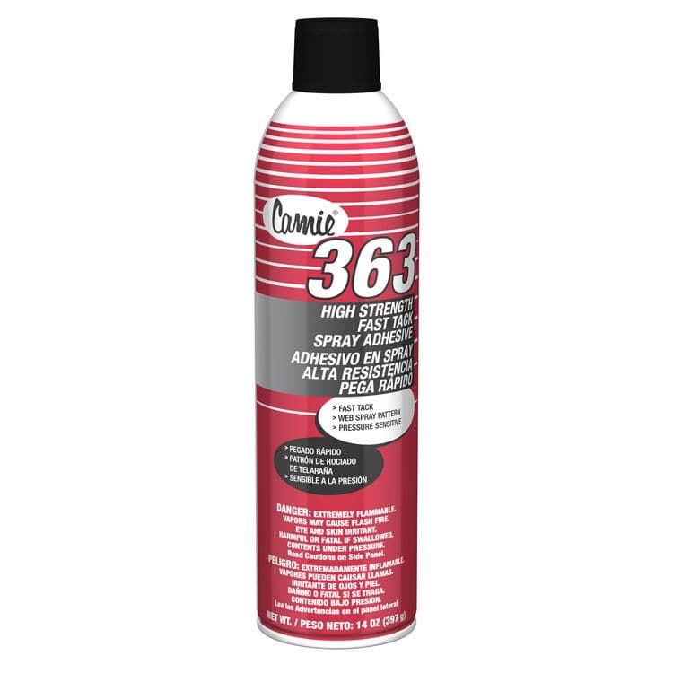 PLZ CORP 363 High Strength Fast Tack Spray Adhesive, 14 oz, 12/Carton (CGC363)