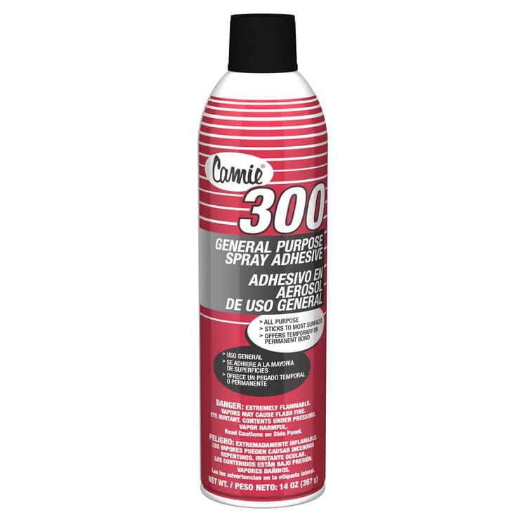 PLZ CORP 300 General Purpose Spray Adhesive, 14 oz, 12/Carton (CGC300)