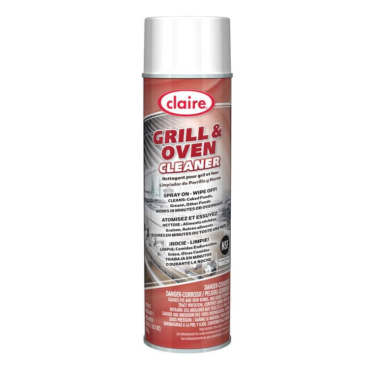 CLAIRE MANUFACTURING COMPANY Grill and Oven Cleaner, 18 oz Aerosol Spray, 12/Carton (CGC826) thumbnail 3