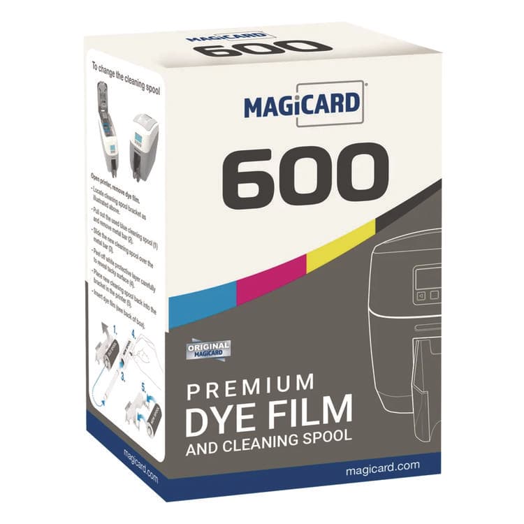 MAGICARD MB300YMCKO/2 Color Ribbon, Black/Cyan/Magenta/Yellow/Topcoat Protective Layer (SRXMB300YMCKO2) thumbnail 2