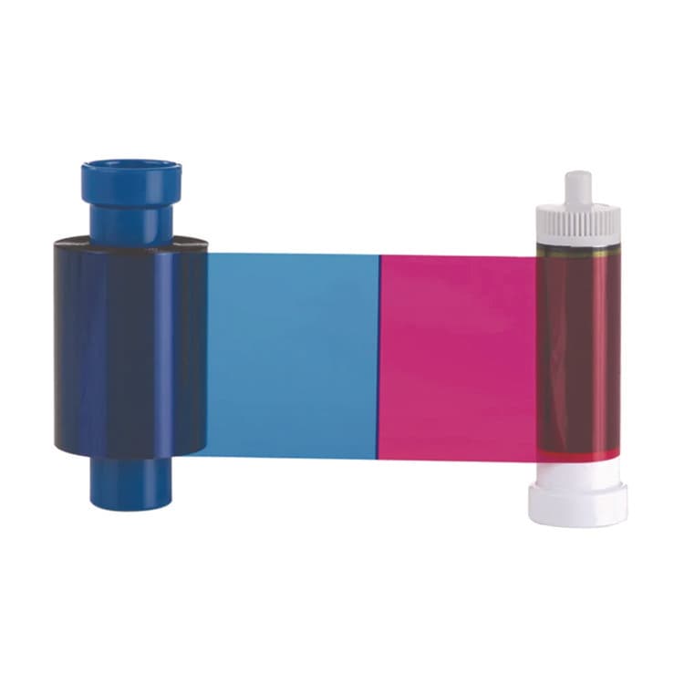 MAGICARD MB300YMCKO/2 Color Ribbon, Black/Cyan/Magenta/Yellow/Topcoat Protective Layer (SRXMB300YMCKO2)
