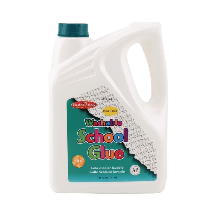 CHARLES LEONARD, School Glue, 1 gal Bottle, Dries Clear (LEO46128)