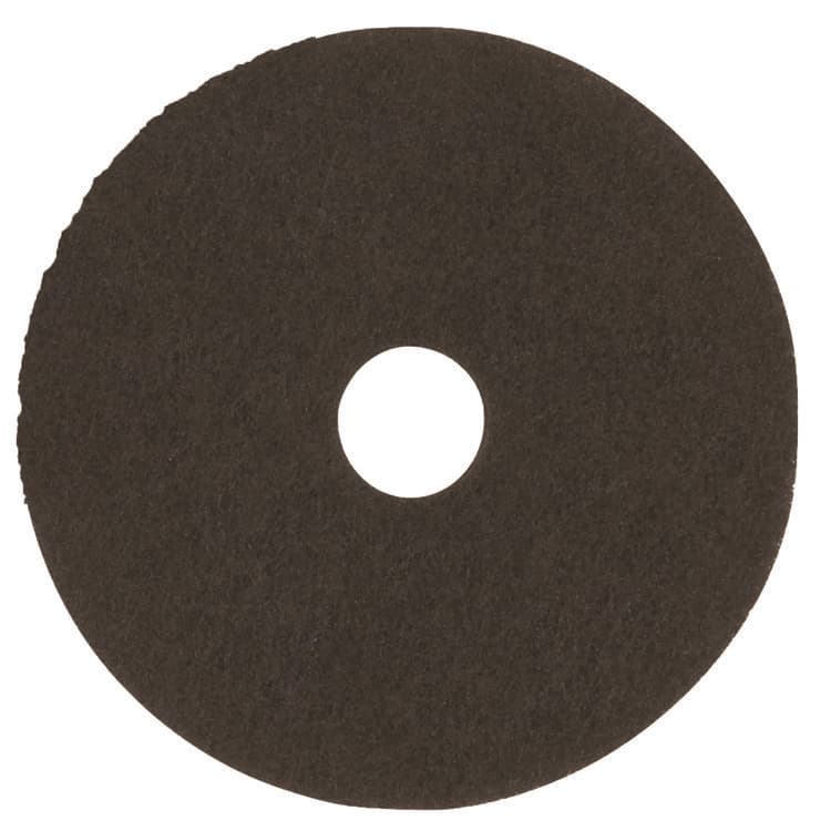 3M/COMMERCIAL TAPE DIV. Low-Speed Stripper Floor Pad 7200, 15" Diameter, Black, 5/Carton (MMM720015IN)