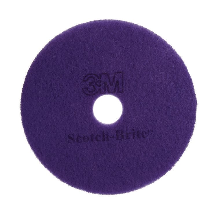 3M/COMMERCIAL TAPE DIV. Diamond Floor Pads, 13" Diameter, Purple, 5/Carton (MMMDIAPURP13)