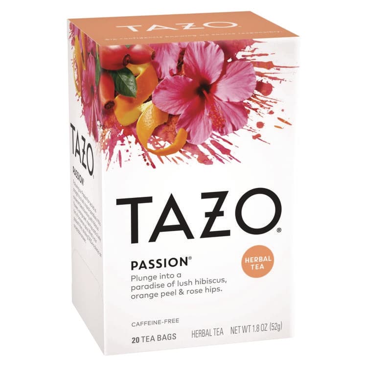STARBUCKS COFFEE COMPANY Tea Bags, Passion, 20/Box, 6 Boxes/Carton (TZO20045)