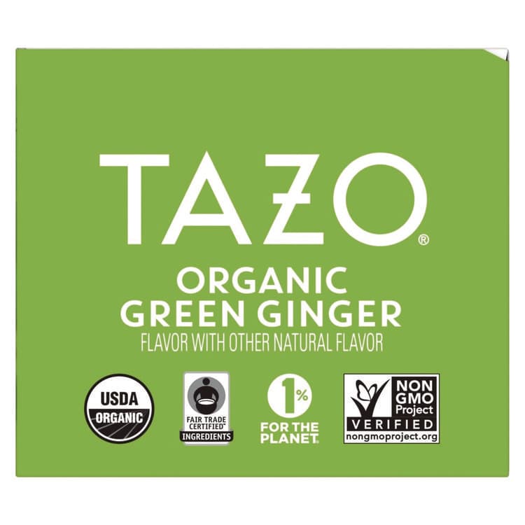 STARBUCKS COFFEE COMPANY Tea Bags, Organic Green Ginger, 16/Box, 6 Boxes/Carton (TZO00356) thumbnail 4