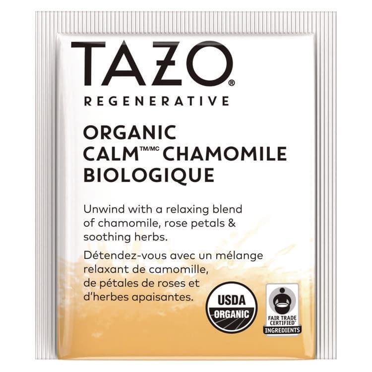 STARBUCKS COFFEE COMPANY Tea Bags, Organic Calm Chamomile, 16/Box, 6 Boxes/Carton (TZO00354) thumbnail 2