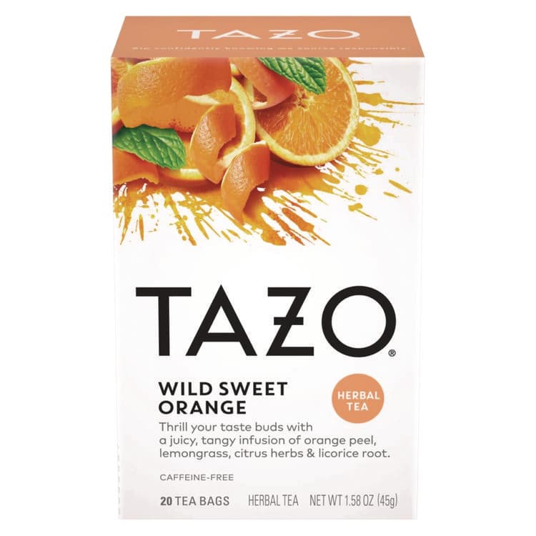STARBUCKS COFFEE COMPANY Tea Bags, Wild Sweet Orange, 20/Box, 6 Boxes/Carton (TZO20034) thumbnail 3