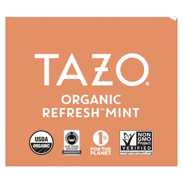STARBUCKS COFFEE COMPANY Tea Bags, Organic Refresh Mint, 16/Box, 6 Boxes/Carton (TZO00350) thumbnail 4