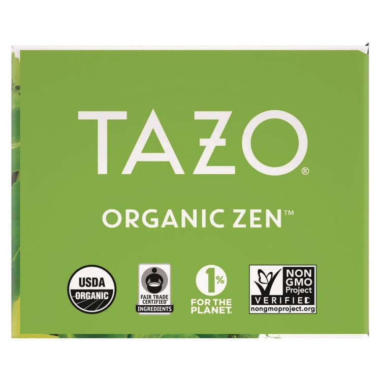 STARBUCKS COFFEE COMPANY Tea Bags, Organic Zen, 16/Box, 6 Boxes/Carton (TZO00309) thumbnail 4