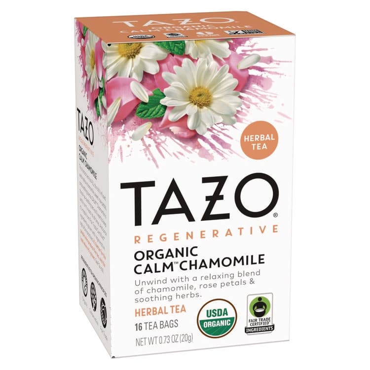 STARBUCKS COFFEE COMPANY Tea Bags, Organic Calm Chamomile, 16/Box, 6 Boxes/Carton (TZO00354)