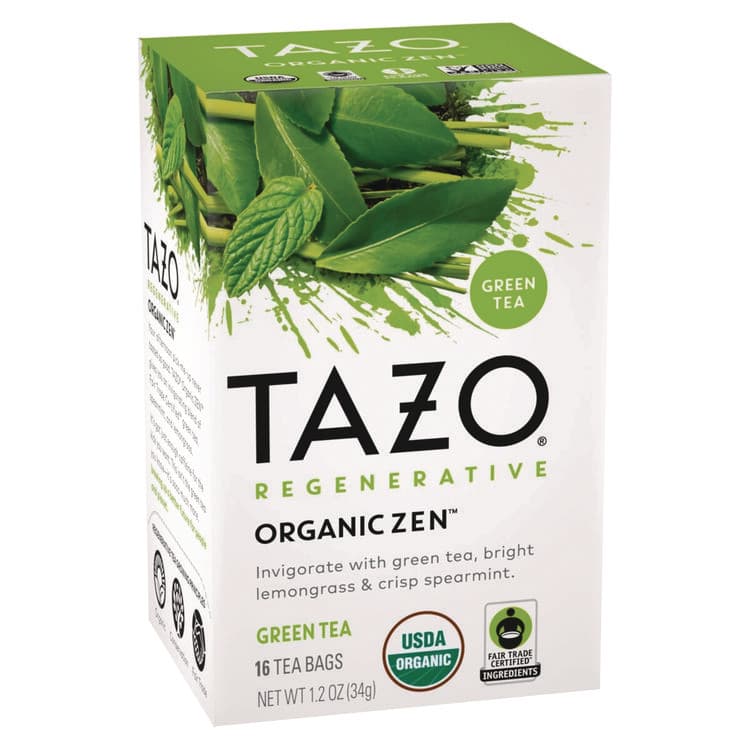 STARBUCKS COFFEE COMPANY Tea Bags, Organic Zen, 16/Box, 6 Boxes/Carton (TZO00309)