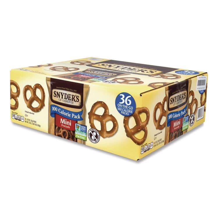 SNYDER'S Mini Pretzels. 0.92 oz Pack, 36 Packs/Box, 2 Boxes/Carton (GRR60004087) thumbnail 4