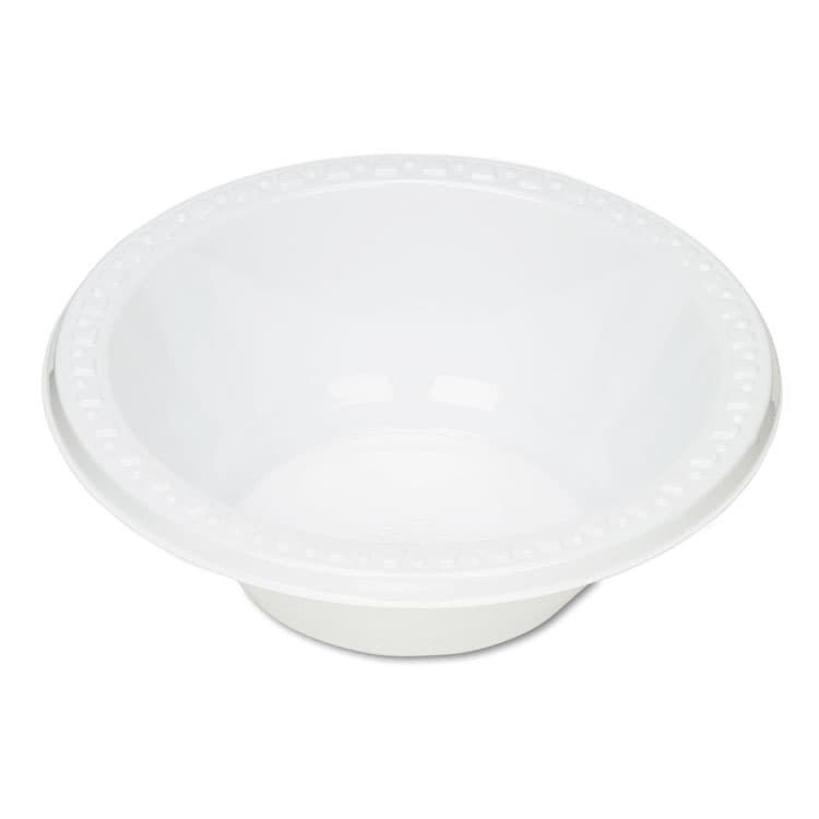 TABLEMATE PRODUCTS, CO. Plastic Dinnerware, Bowl, 12 oz, White, 125/Pack (TBL12244WH)