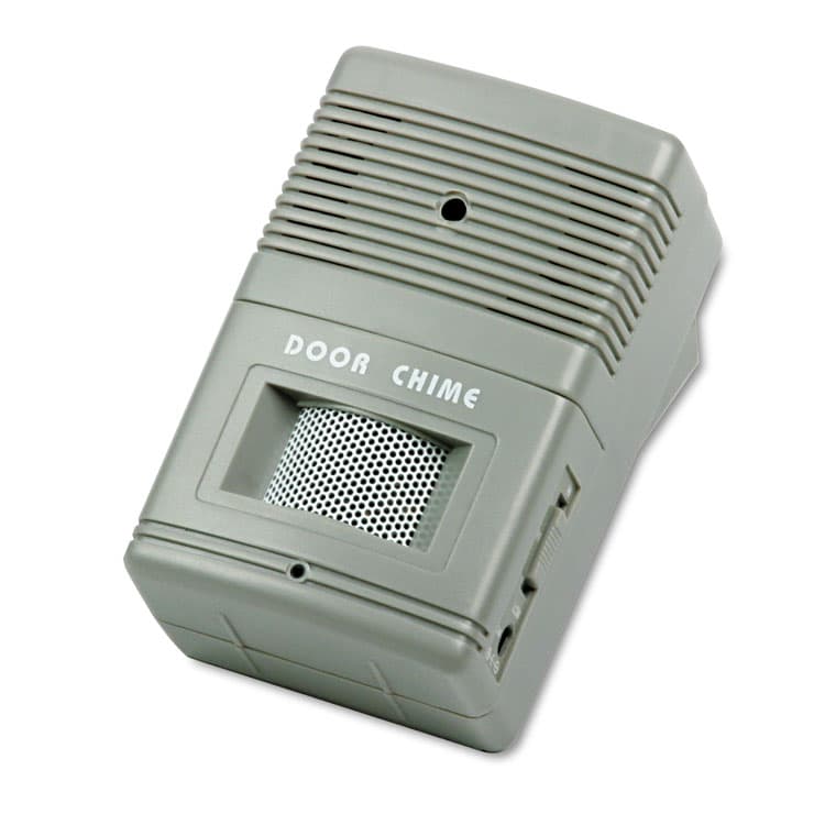 TATCO Visitor Arrival/Departure Chime, Battery Operated, 2.75 x 2 x 4.25, Gray (TCO15300)