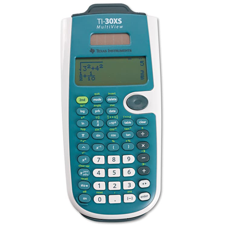 TEXAS INSTRUMENTS TI-30XS MultiView Scientific Calculator, 16-Digit LCD (TEXTI30XSMV)