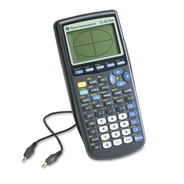 TEXAS INSTRUMENTS TI-83Plus Programmable Graphing Calculator, 10-Digit LCD (TEXTI83PLUS)