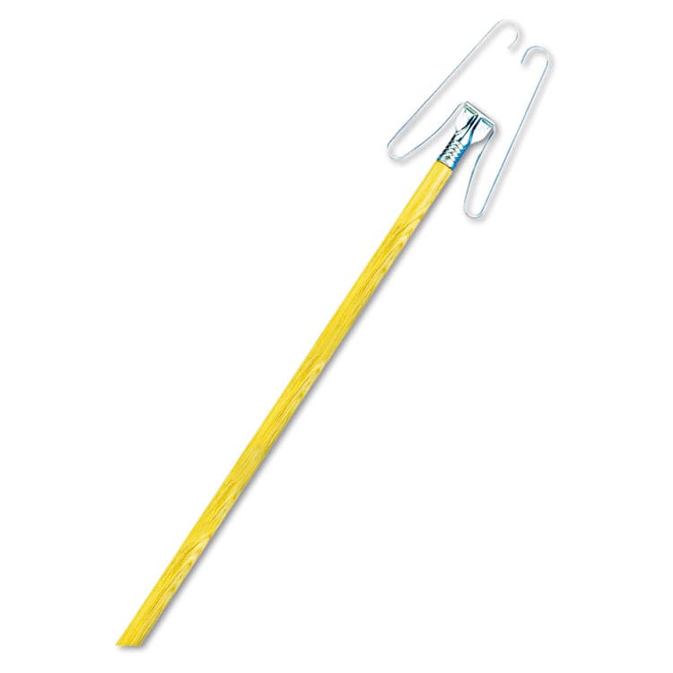 BOARDWALK Wedge Dust Mop Head Frame/Lacquered Wood Handle, 0.94" dia x 48" Length, Natural (BWK1492) thumbnail 3