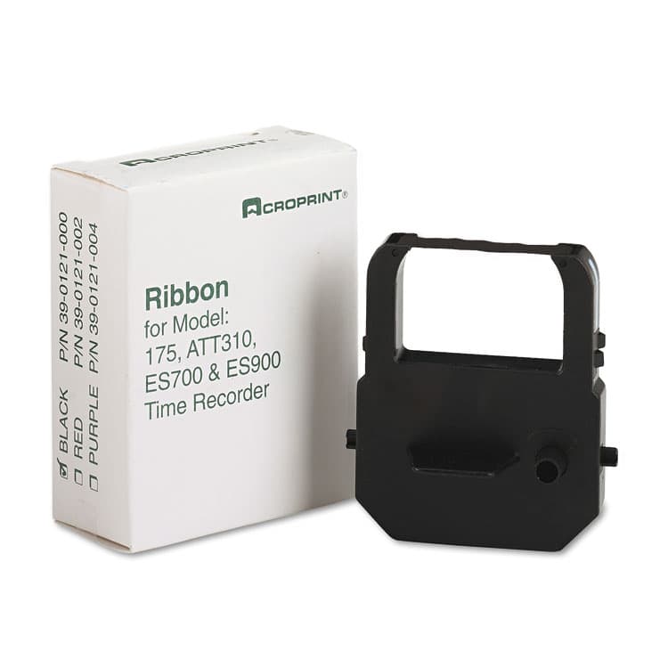 ACRO PRINT TIME RECORDER 390121000 Ribbon Cartridge, Black (ACP390121000)