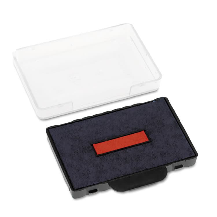 TRODAT T5460 Professional Replacement Ink Pad for Trodat Custom Self-Inking Stamps, 1.38" x 2.38", Blue/Red (USSP5460BR) thumbnail 3